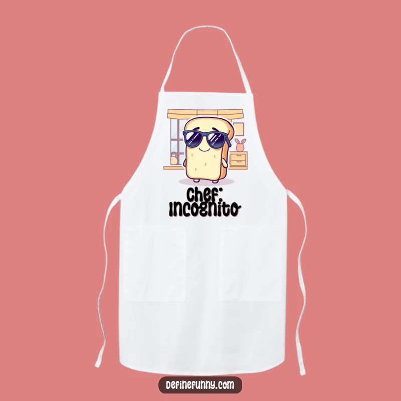 Funny Bread Sunglasses Apron - Cool Baker's Gift for Kitchen