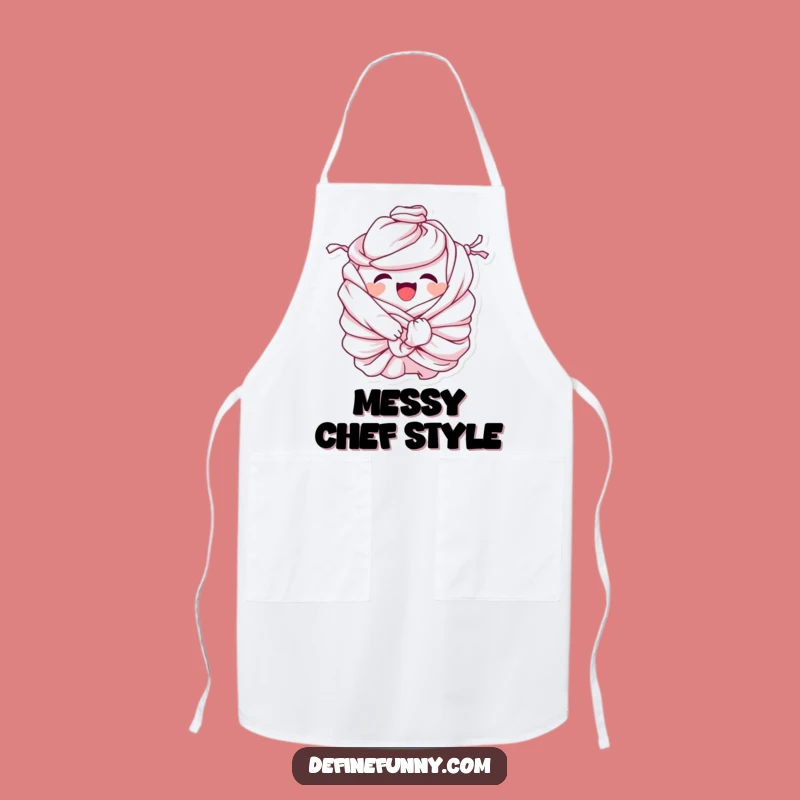 Funny Laundry Apron: Tied in Knots - Hilarious Kitchen Chore Gift