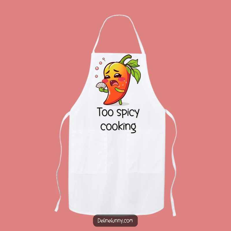 Funny Chili Pepper Hot Apron - Surprised Kitchen Gift for Cooks
