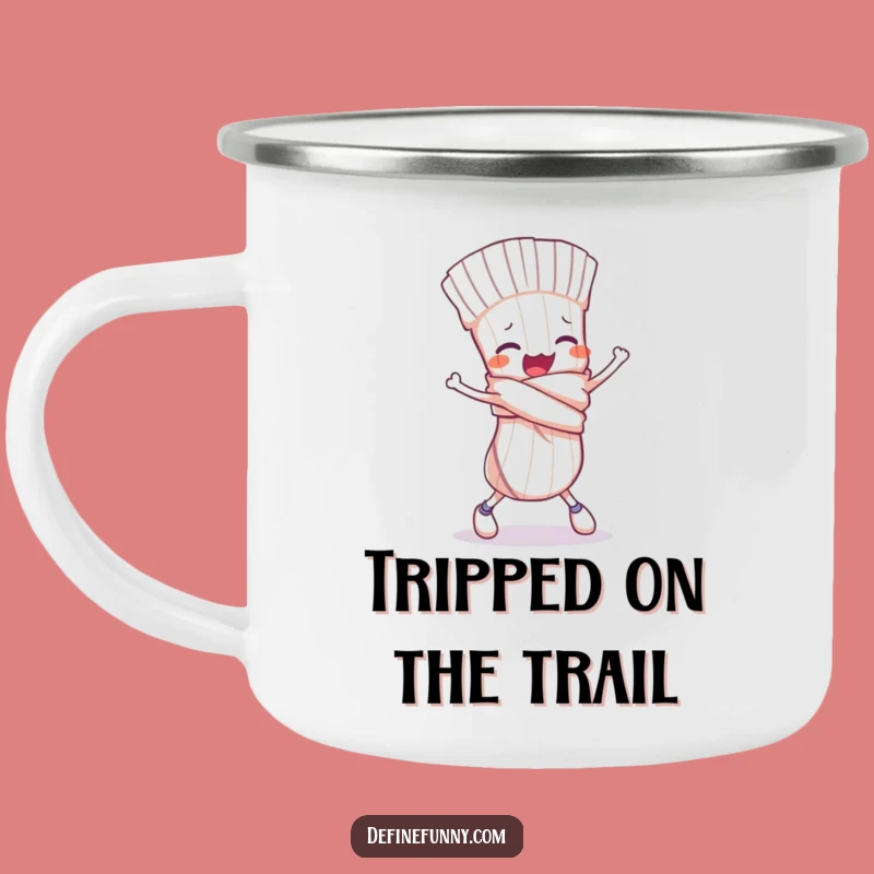 Funny Tripping Sock Camping Mug: Sip Your Adventure Safely (or Not)