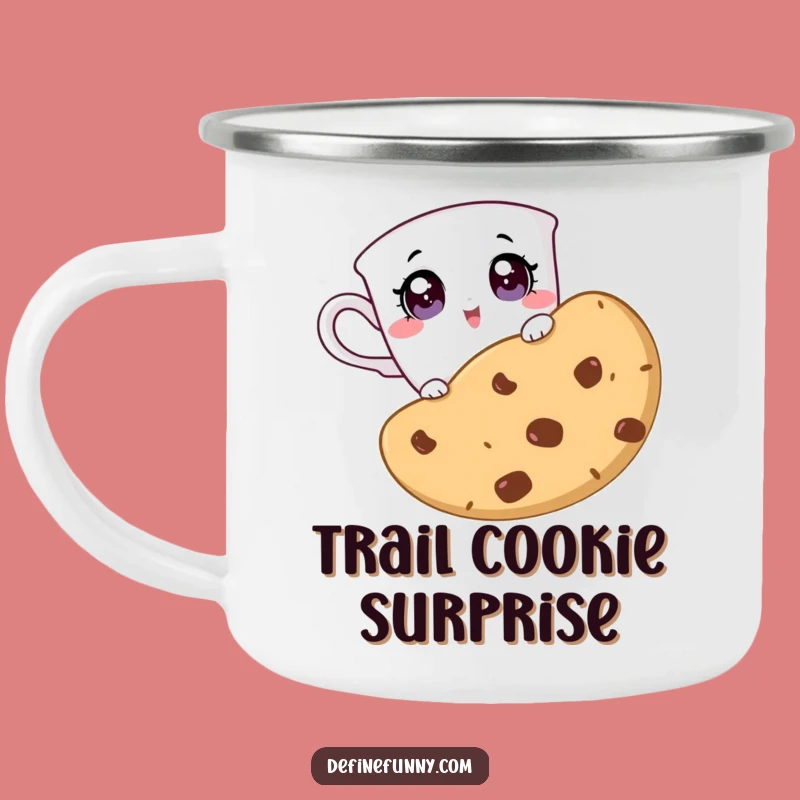 Funny Teacup Cookie Surprise Camping Mug: Hilarious Outdoor Treat Time
