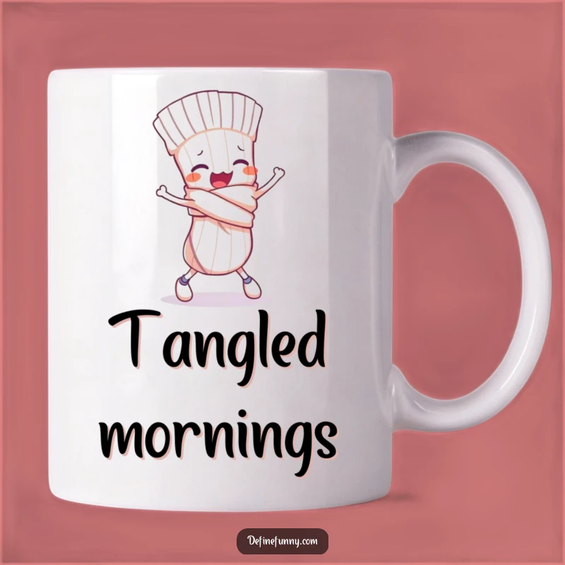 Funny Tripping Sock Mug: Hilarious Mishap Gift for Clumsy Souls