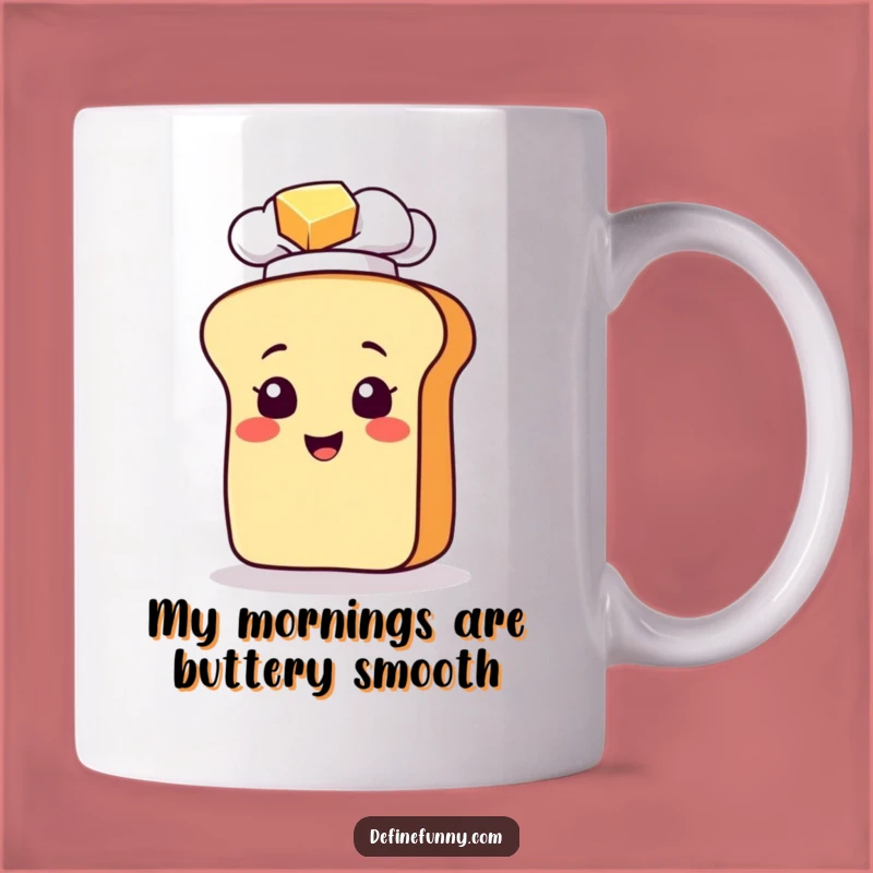 Funny Bread Chef Slipping on Butter Mug: The Perfect Hilarious Gift for Bakers