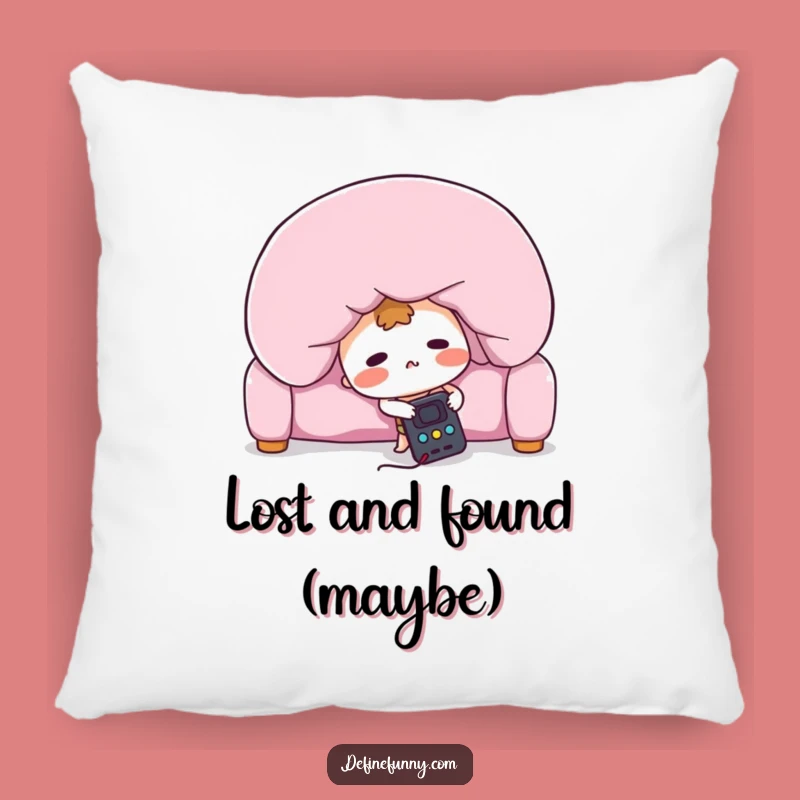 Funny Lost Remote Pillow: Cozy Comfort for Your Cushion Quest