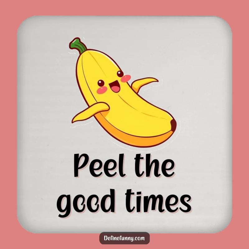 Funny Kawaii Banana Sliding Coaster: Protect Surfaces with Ecstatic Fun