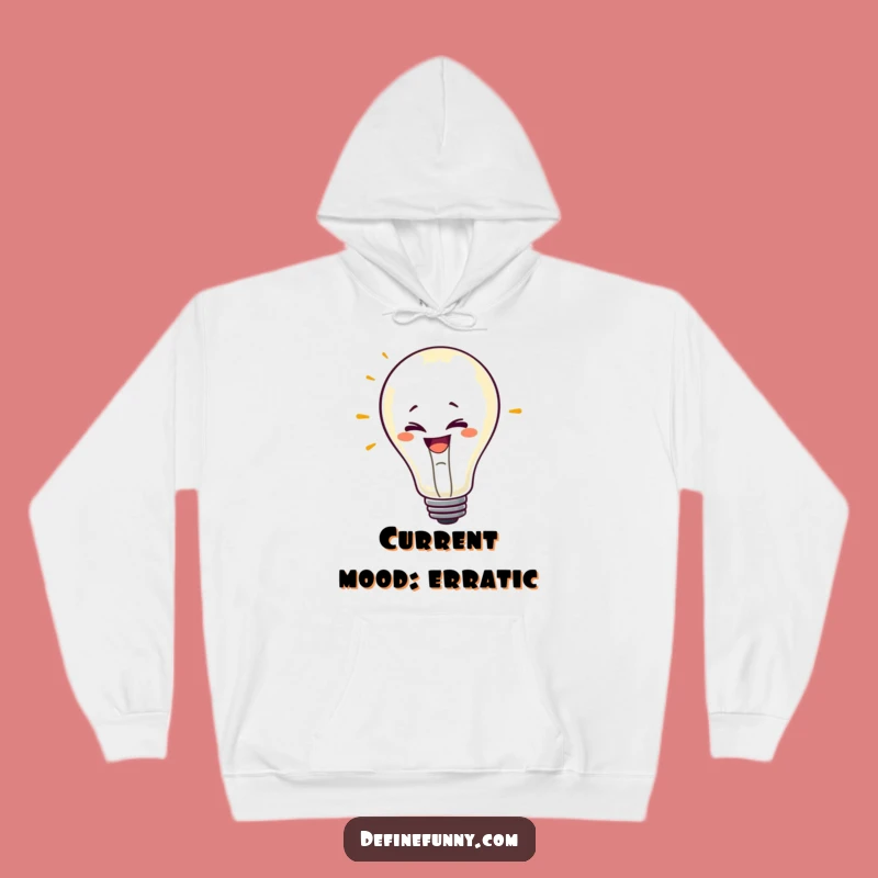 Funny Flickering Lightbulb Hoodie: Cozy Comfort for Bright Minds