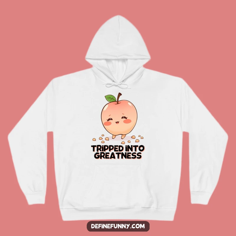 Funny Blushing Apple Hoodie: Cozy Comfort with a Side of Embarrassment