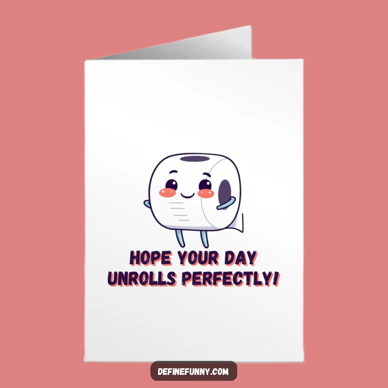 Free Printable Birthday Card: Toilet Paper's Glee for a Fun Celebration