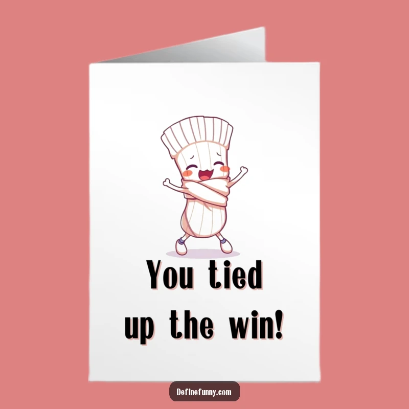 Free Printable Congrats Card: Tripping Sock Celebrates, Funny Downloadable for Mishaps