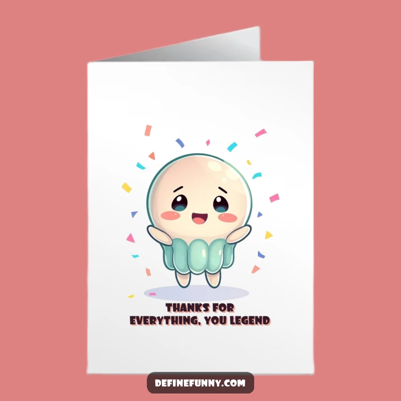 Free Printable Thank You Card: Jelly Piano Mishap for Grateful Greetings