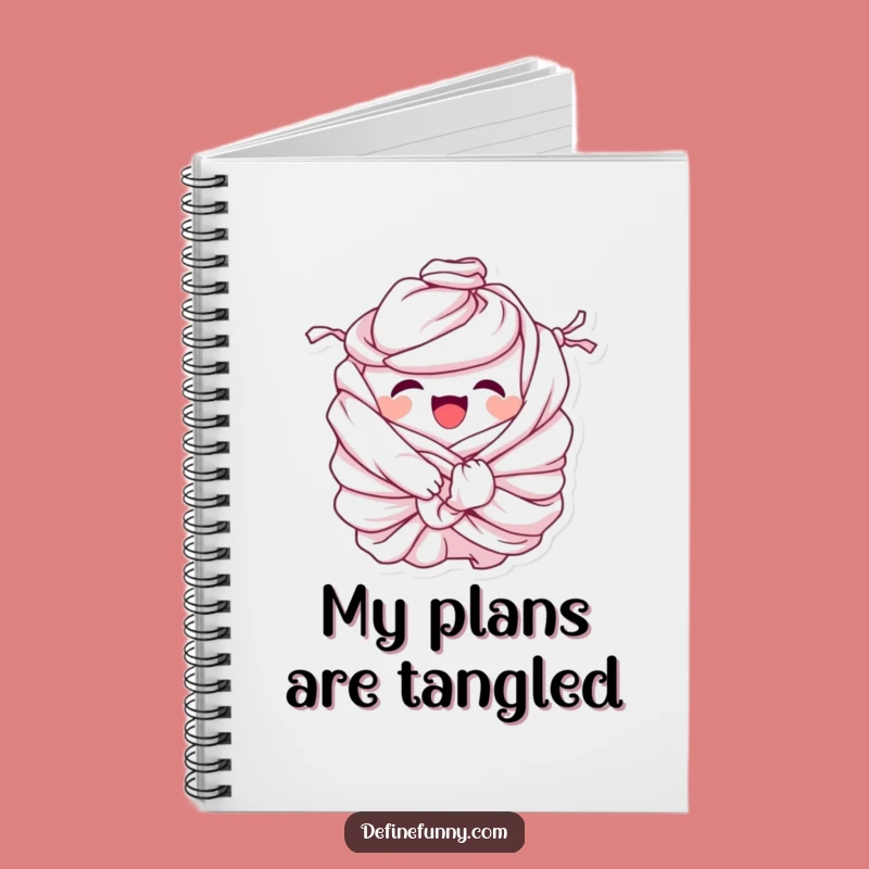 Funny Laundry Notebook: Tied in Knots - Humorous Chore Journal Gift