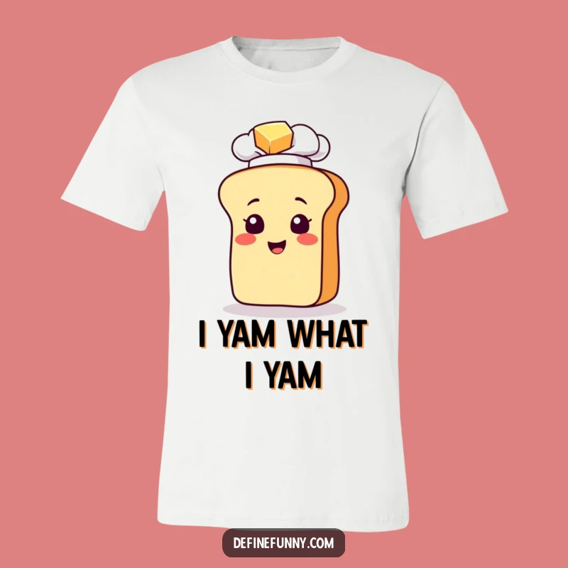 Funny Bread Chef Slipping on Butter T-Shirt: A Hilarious Gift for Foodies