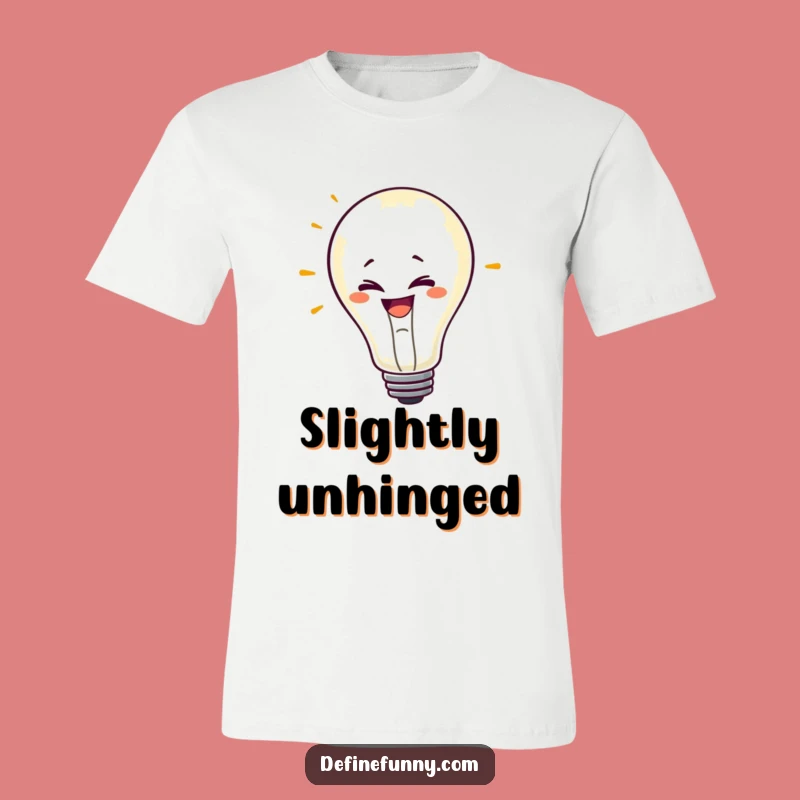 Funny Flickering Lightbulb T-Shirt: Sparking Humor with Every Wear