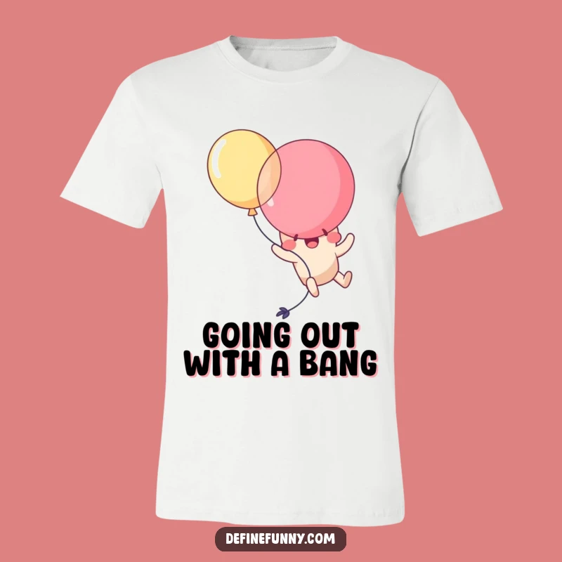 Funny Kawaii Balloon Pop T-Shirt: Wear Your Epic Fails with Hilarious Style!