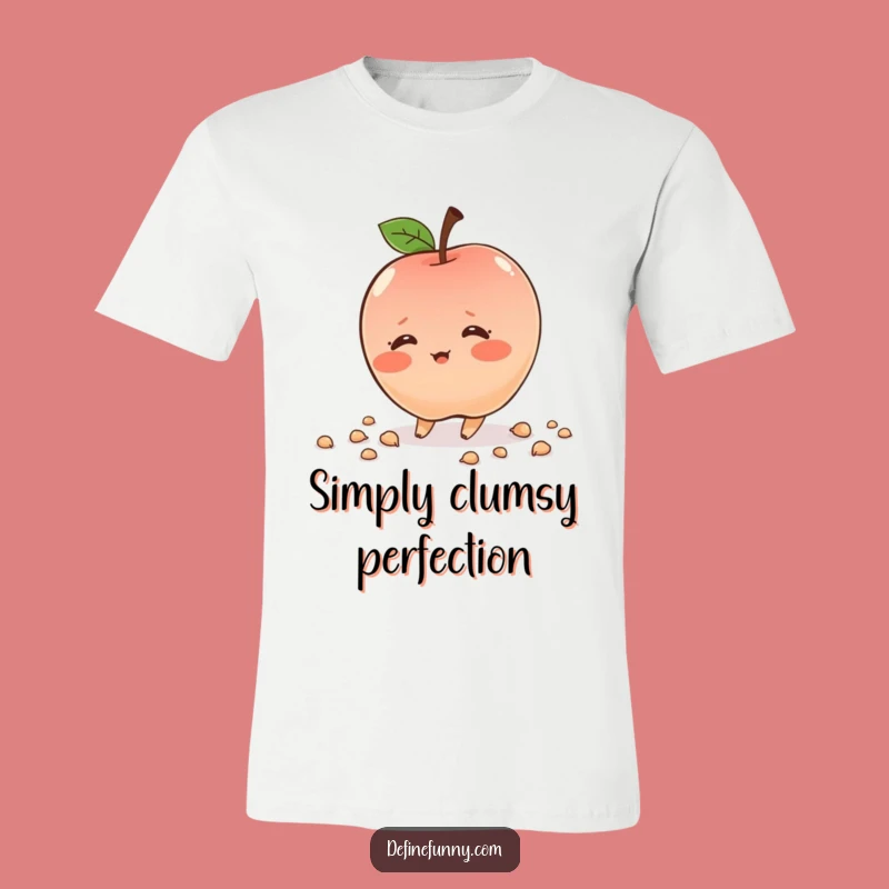 Funny Tripping Apple T-Shirt: Embrace Your Awkwardness with Style
